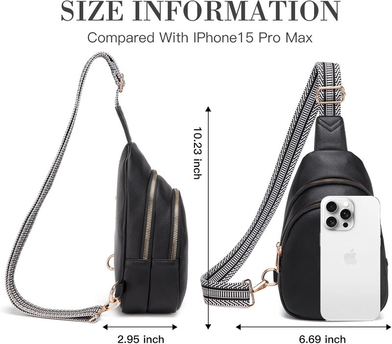Viverte Crossbody Bags for Women Initial Sling Bag Cross Body Fanny Packs Personalized Gifts for Mom Women Wife - Image 4